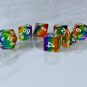 Through the Rainbow RPG Dice