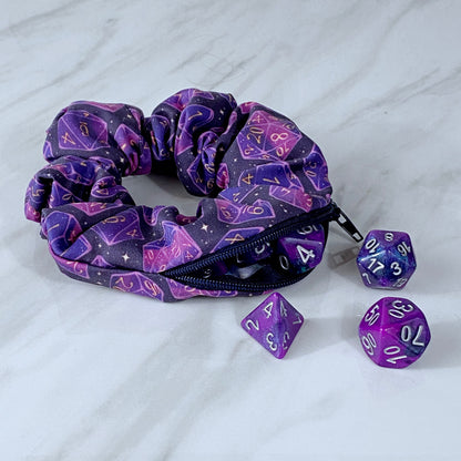 Galaxy Dice Mimic Scrunchie