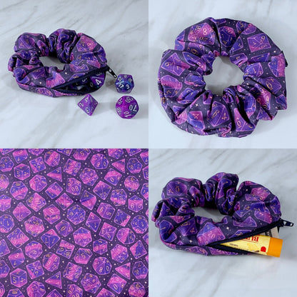 Galaxy Dice Mimic Scrunchie