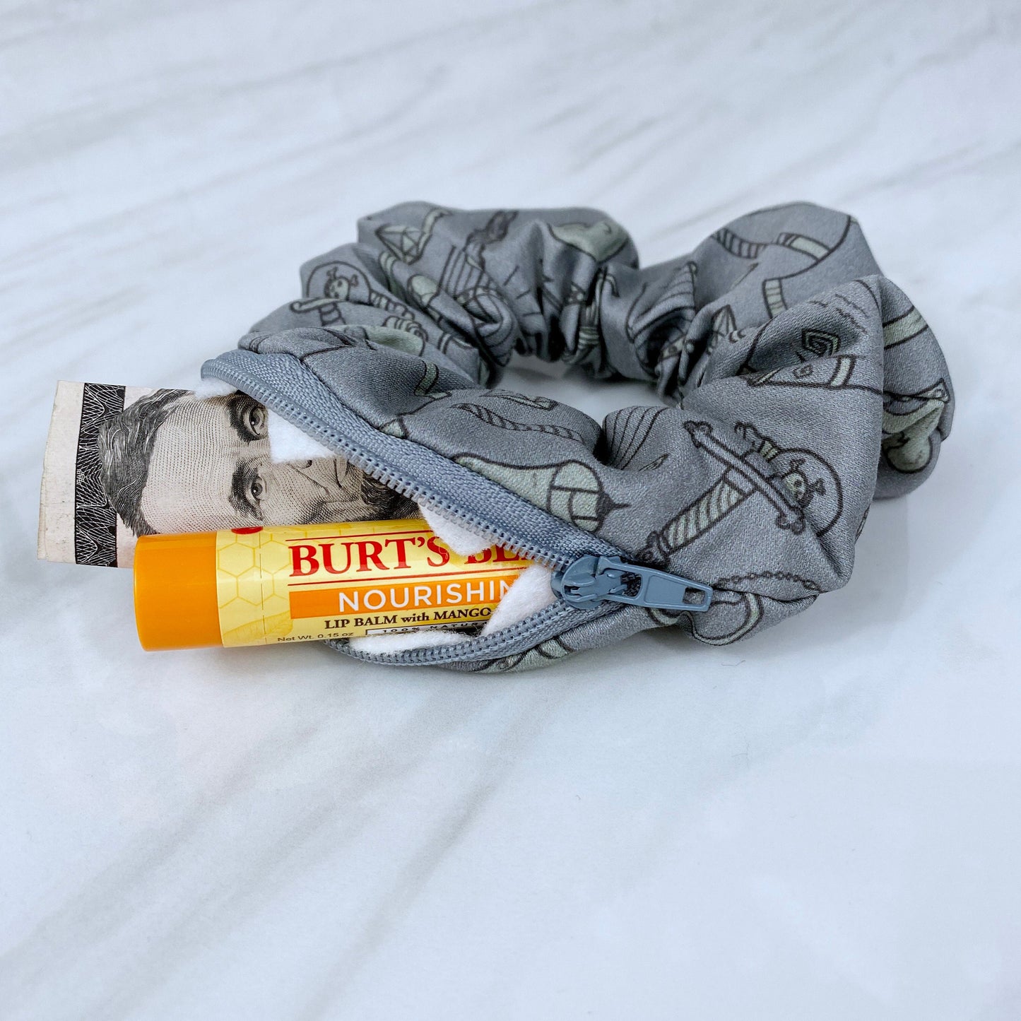 Choose Your Weapon Stash Scrunchie