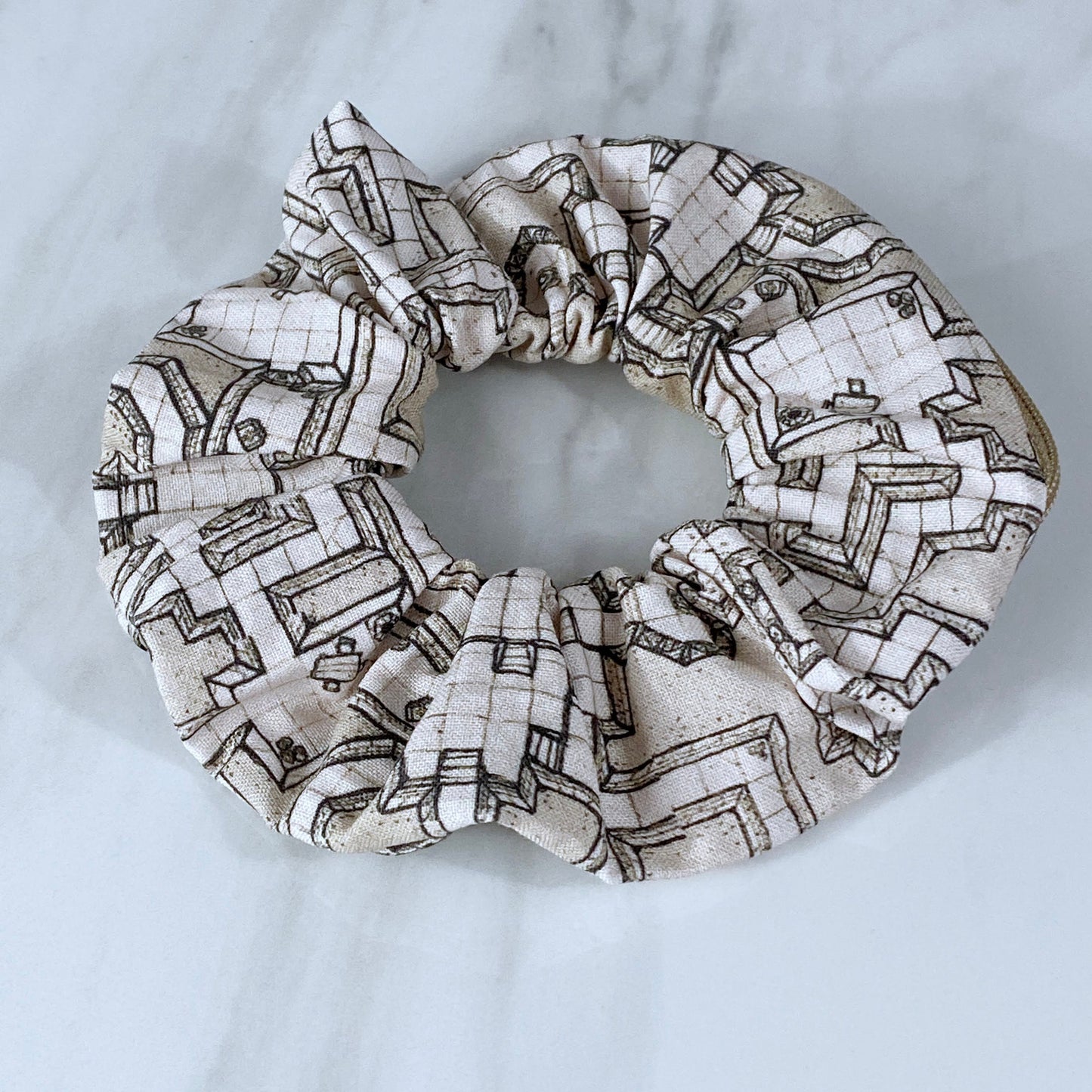 Dungeon Map Mimic Scrunchie
