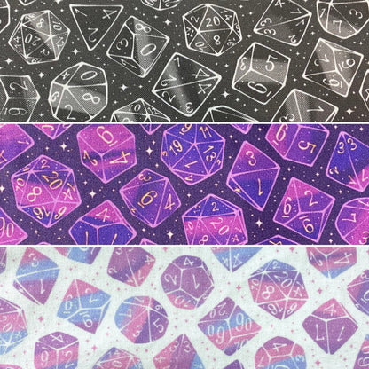 Galaxy Dice Mimic Scrunchie
