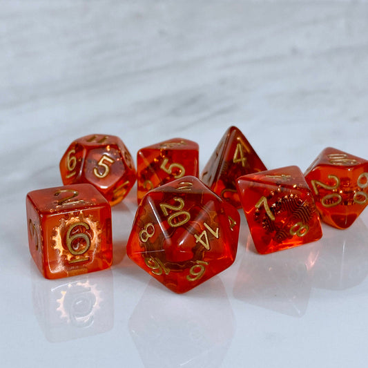 Artificer Amber Gear Dice