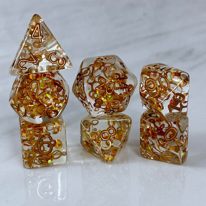 Copper Rings Dice, B-Grade