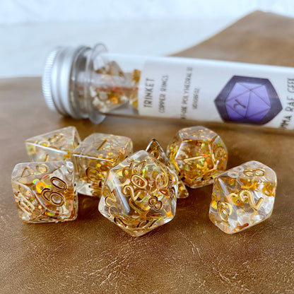Copper Rings Dice, B-Grade