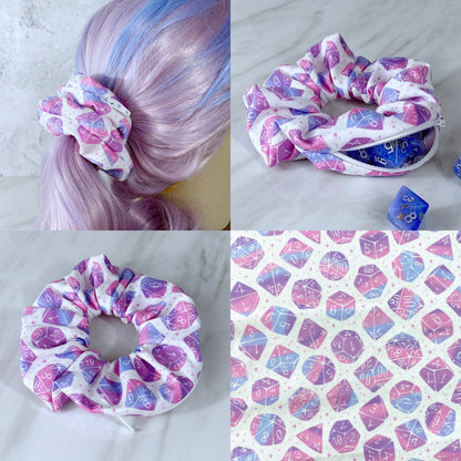 Galaxy Dice Mimic Scrunchie