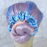 Velvet Dice Zipper Stash Scrunchie