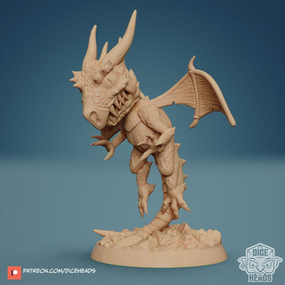 Young Dragon Chibi, Dice Heads