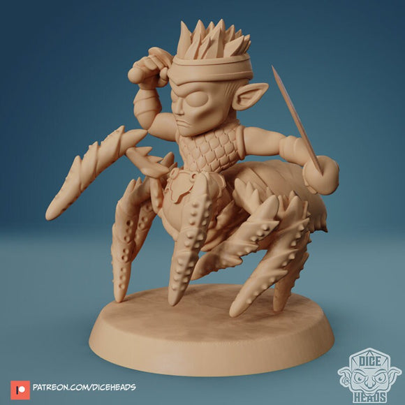 Drider Chibi, Dice Heads