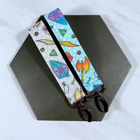 Rainbow Inventory Wristlet Lanyard