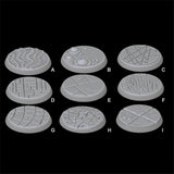 25mm Textured Bases from Dice Heads