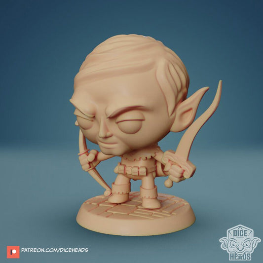Elf Chibi, Dice Heads