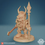 Dwarf Chibi Miniature, Dice Heads