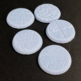 25mm Textured Bases from Dice Heads