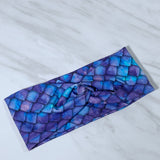 Purple Dragon Scale Knot Headband