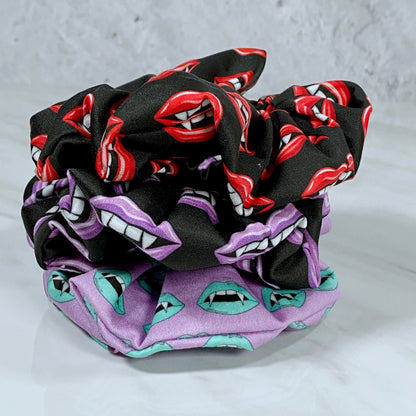 Vampire Zipper Mimic Scrunchie