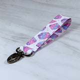 Galaxy Dice Wristlet Lanyard
