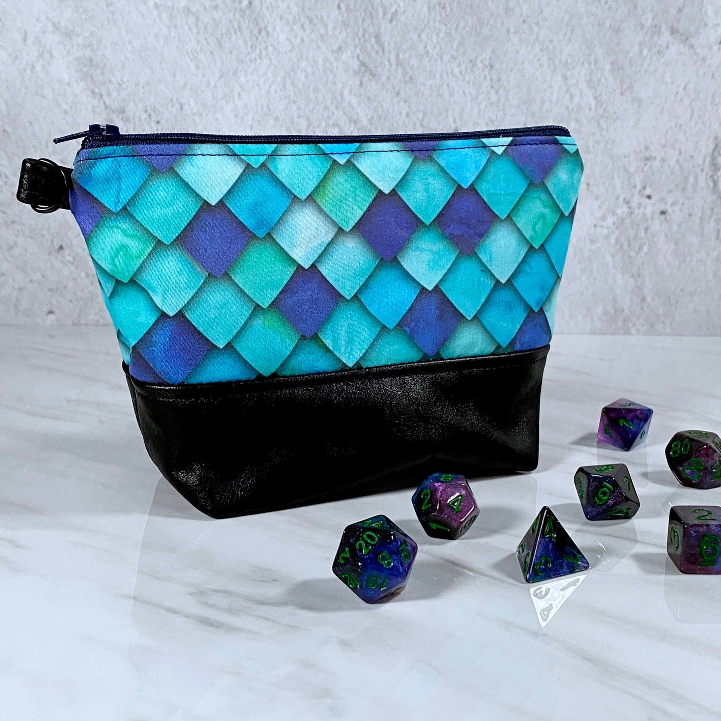 Dragon Scale Dice Zipper Bag
