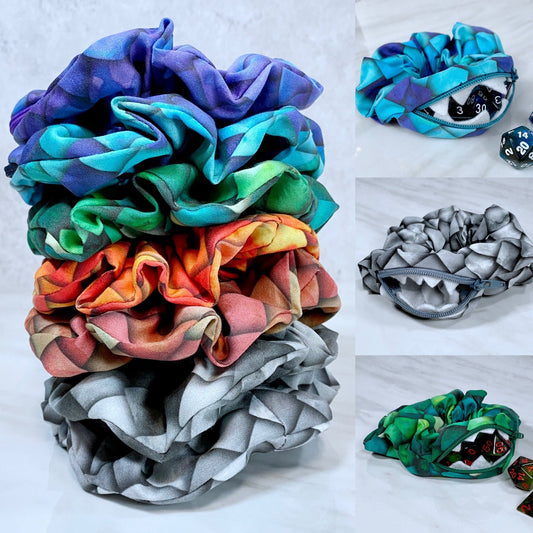 Dragon Scale Mimic Scrunchie