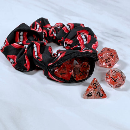 Vampire Zipper Mimic Scrunchie
