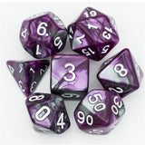Fundamentals Purple & Silver Dice