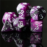 Fundamentals Purple & Silver Dice