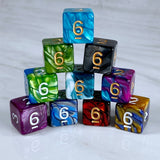 Fundamentals Purple & Blue Dice