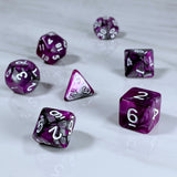 Fundamentals Purple & Silver Dice