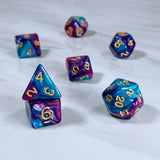 Fundamentals Purple & Blue Dice