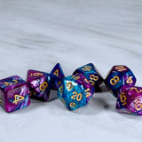 Fundamentals Purple & Blue Dice