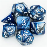 Fundamentals Blue & Silver Dice