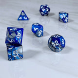Fundamentals Blue & Silver Dice