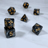 Fundamentals Black Marble Dice