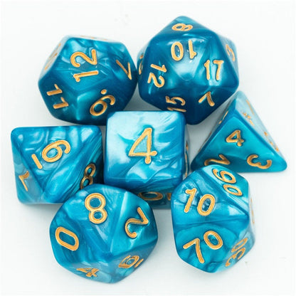 Fundamentals Turquoise Marble Dice