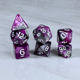 Fundamentals Purple & Silver Dice