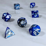 Fundamentals Blue & Silver Dice