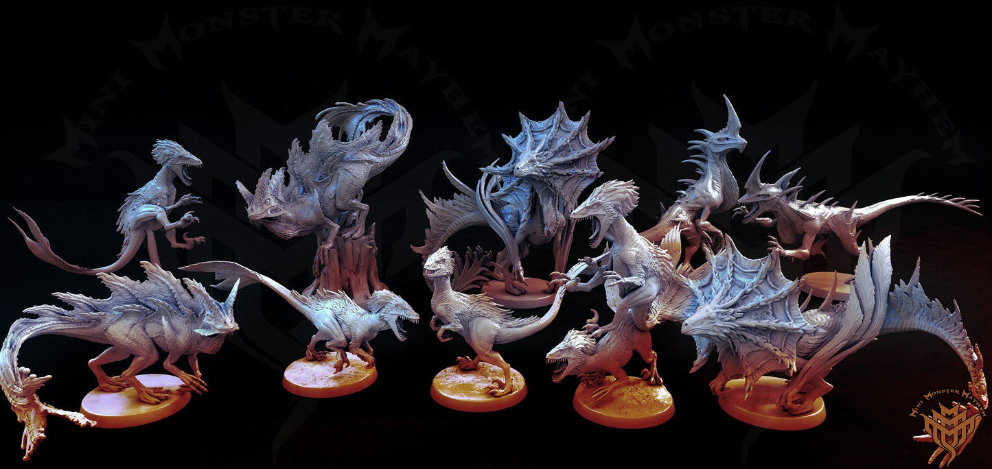 Feathered Raptors, Mini Monster Mayhem