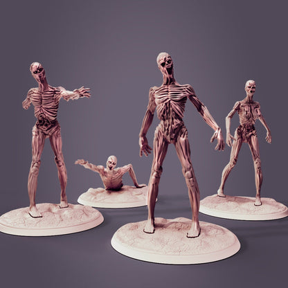 Zombie T-Rex and Zombies, Jurassic Tribe