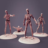 Zombie T-Rex and Zombies, Jurassic Tribe