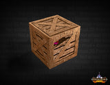 Wooden Crate Dice Box