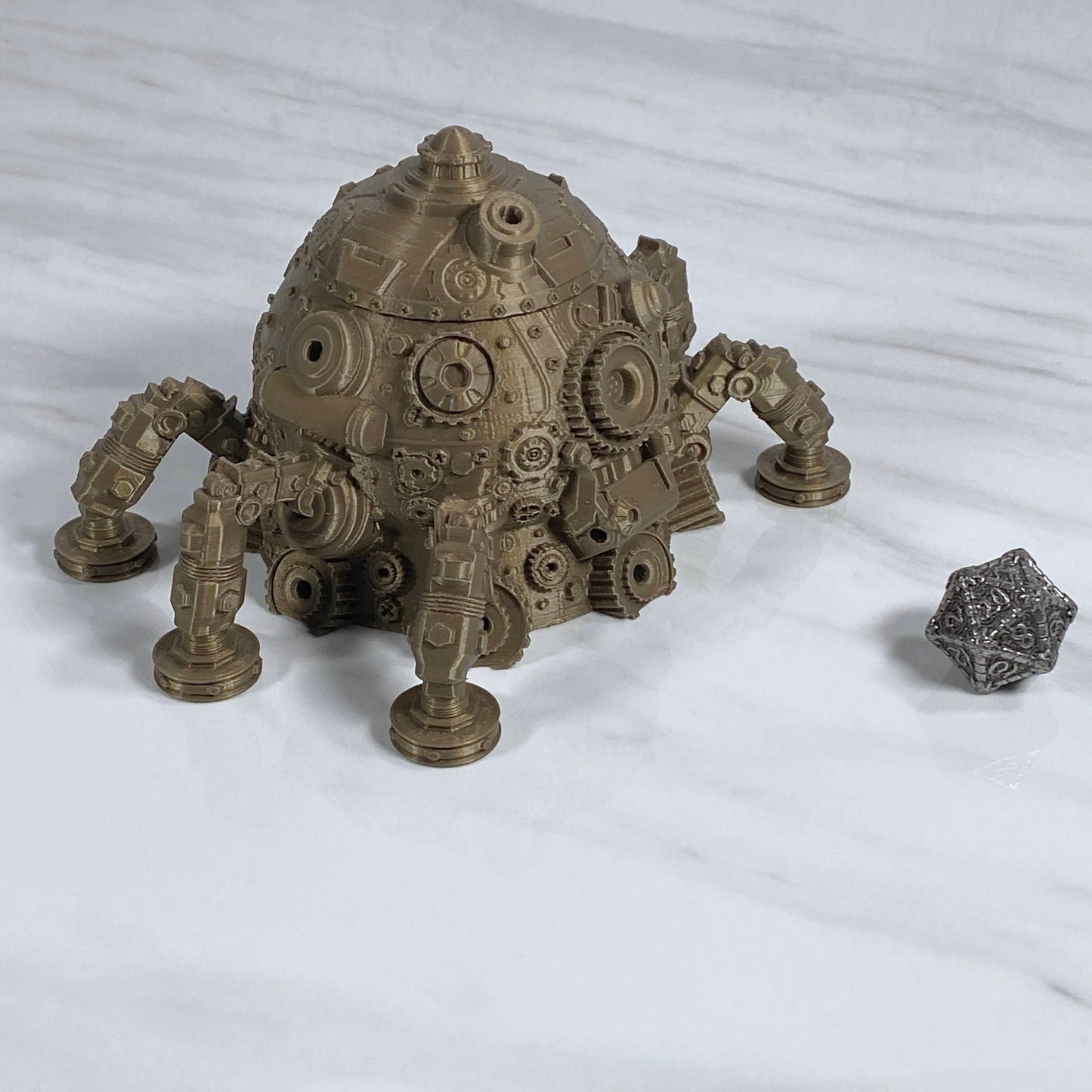 Octopus Steampunk Dice Vault