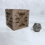 Wooden Crate Dice Box