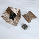 Wooden Crate Dice Box