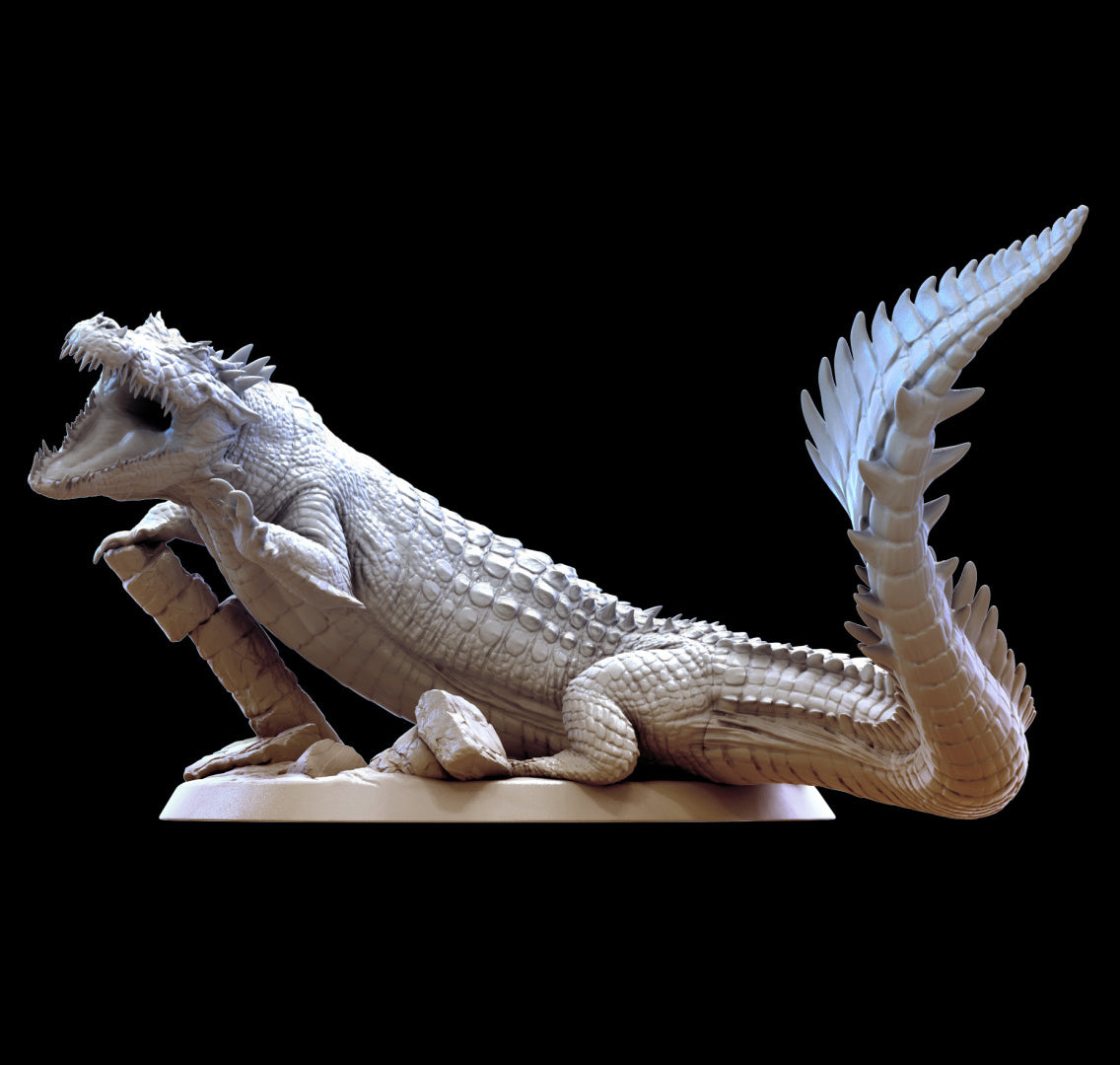 Serpentine Mount, Alligator, Mini Monster Mayhem